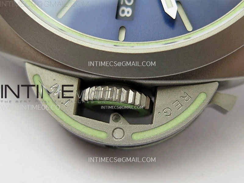 PAM1117 70 Years Ti Case TTF Best Edition Blue Dial on Blue Kevlar Composite Strap P.9010 Clone